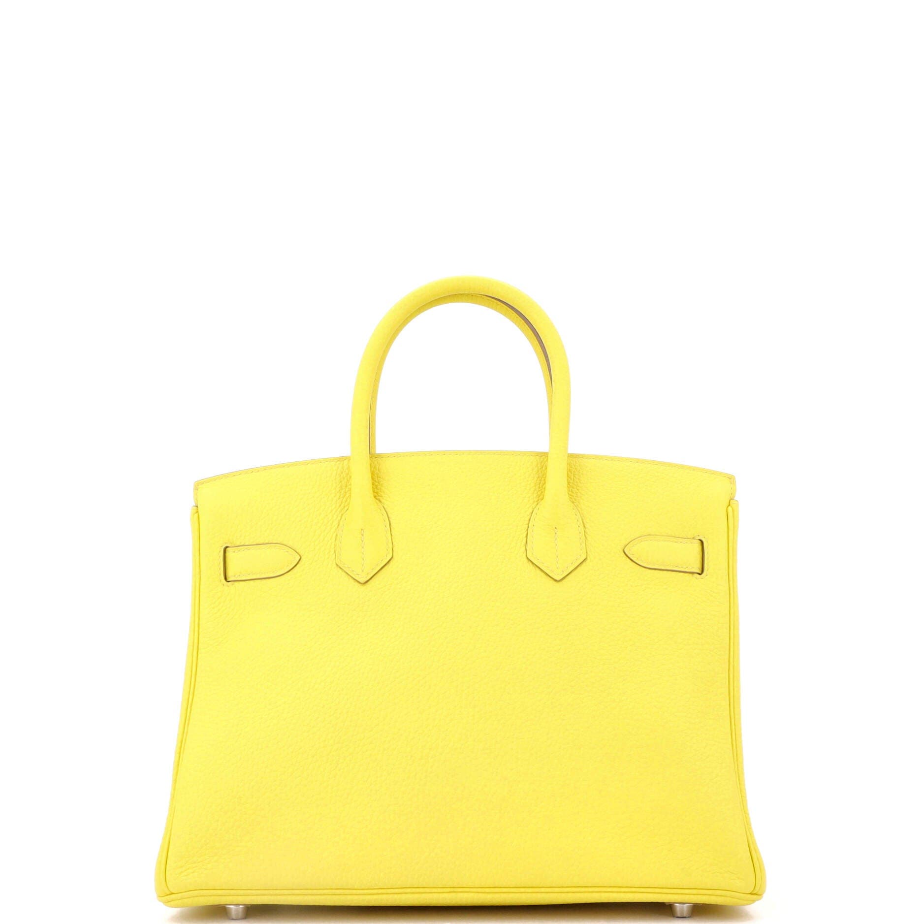 Pre-Owned Hermes Birkin Handbag Yellow Togo with Palladium Hardware 30, Alternate, color, 