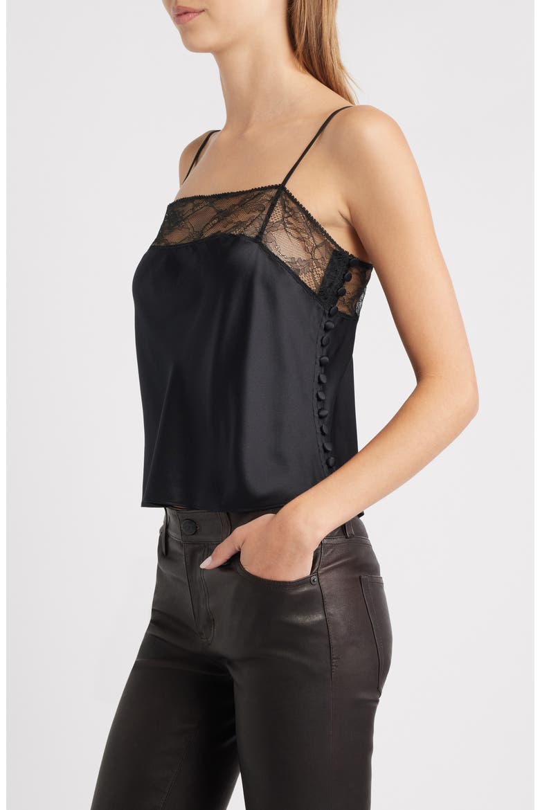 新品　room306contemporary Satin Camisole FRAME The Lace Inset Silk Satin Camisole (Women) | Nordstrom