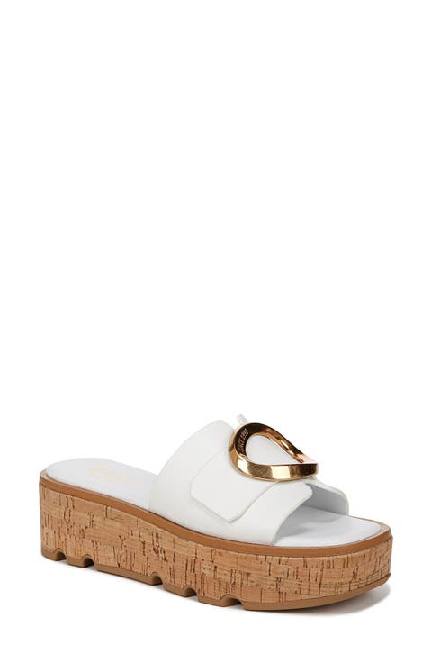 Hoda Platform Wedge Slide Sandal (Women)