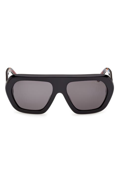 58mm Square Sunglasses