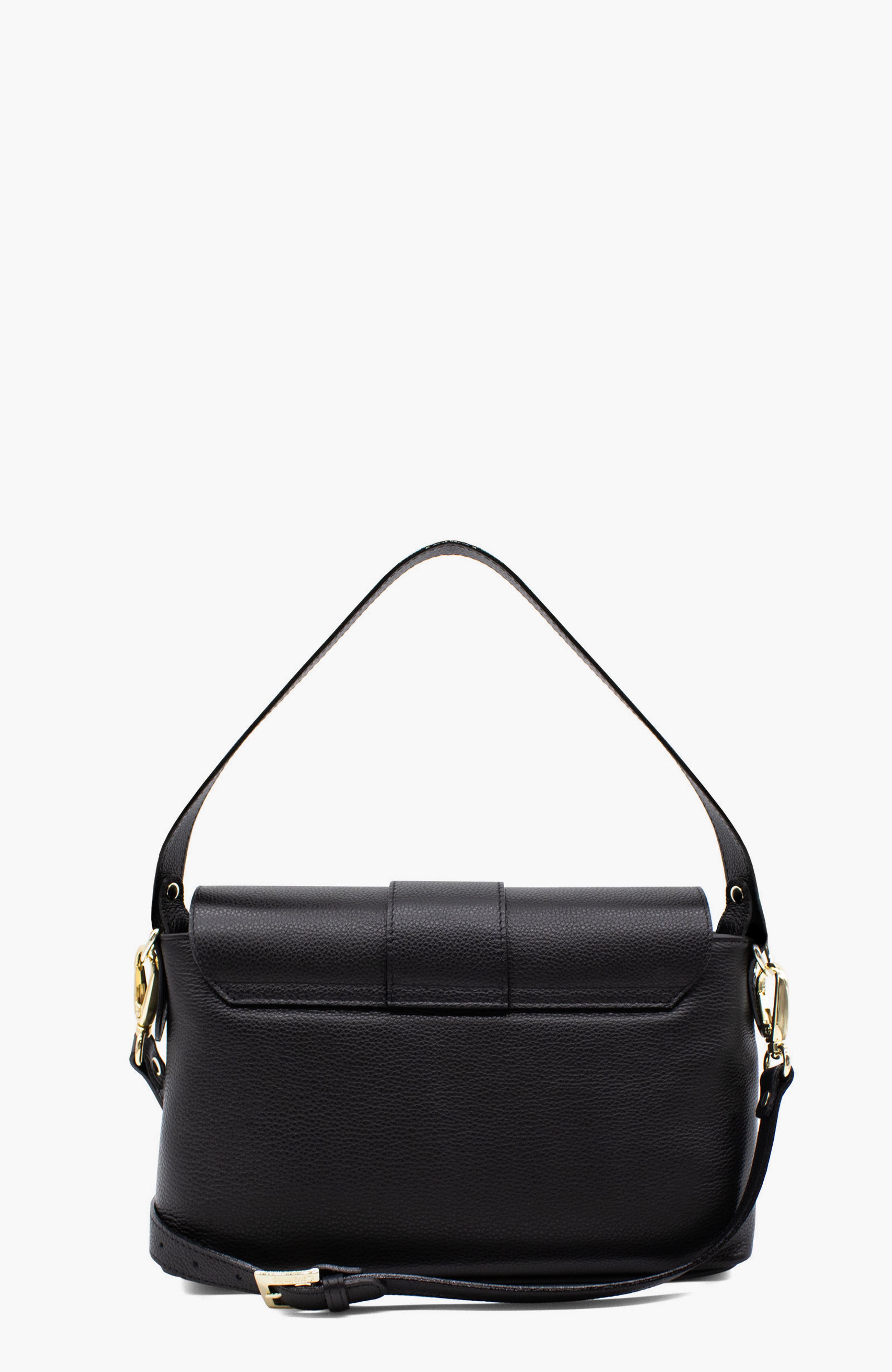 Muse 514 Pebbled Leather Handbag, Alternate, color, Black