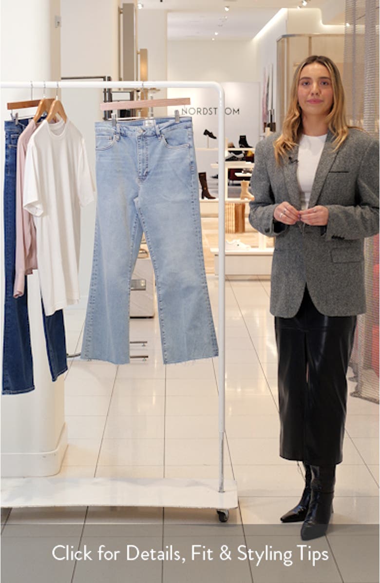 The Reboot High Waist Crop Flare Jeans, sales video thumbnail