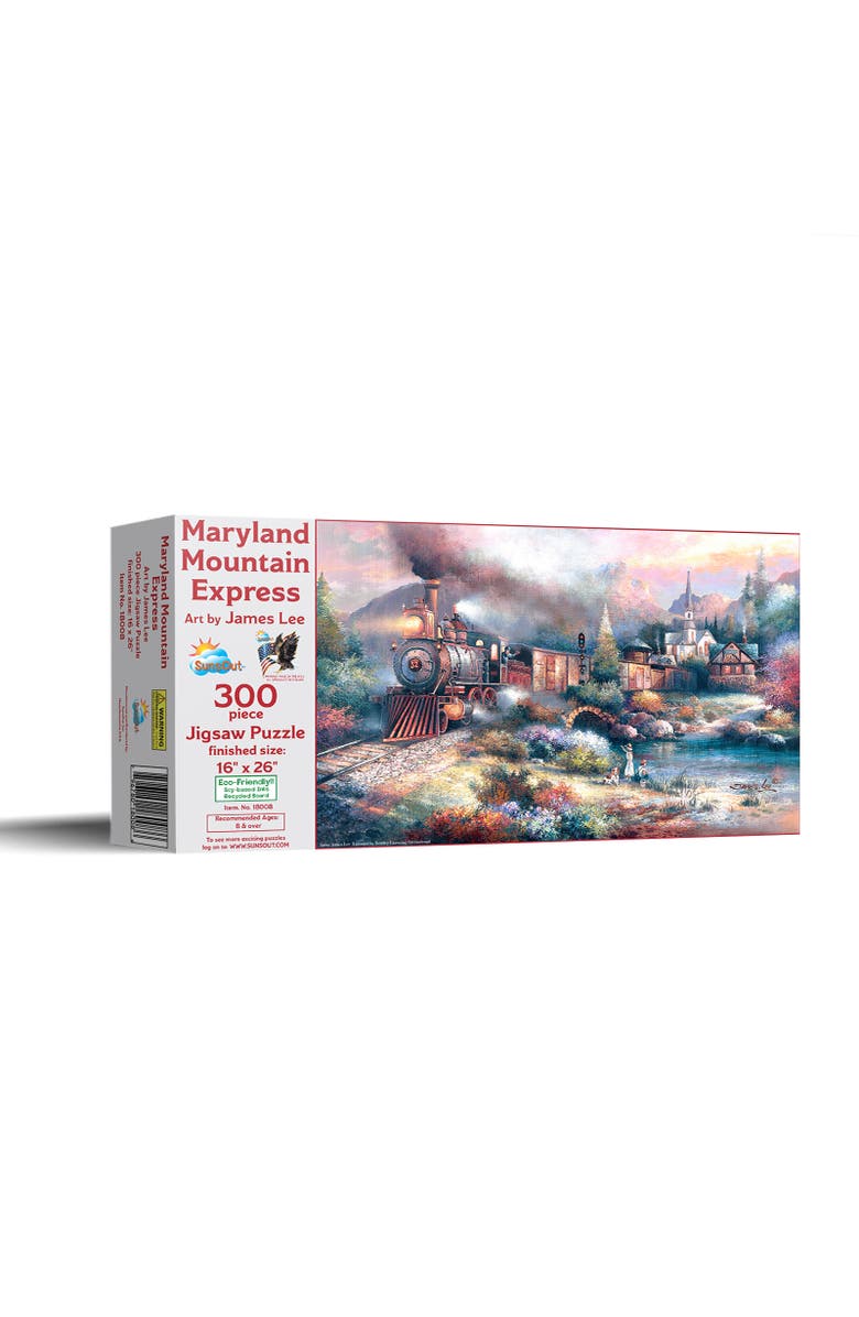 Sunsout Maryland Mountain Express 300 piece Jigsaw Puzzle for Adults, Main, color, Multicolor