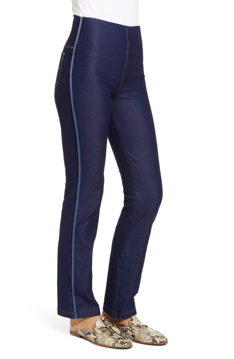 Lysse ́ Boyfriend Denim Leggings, Alternate, color, Indigo