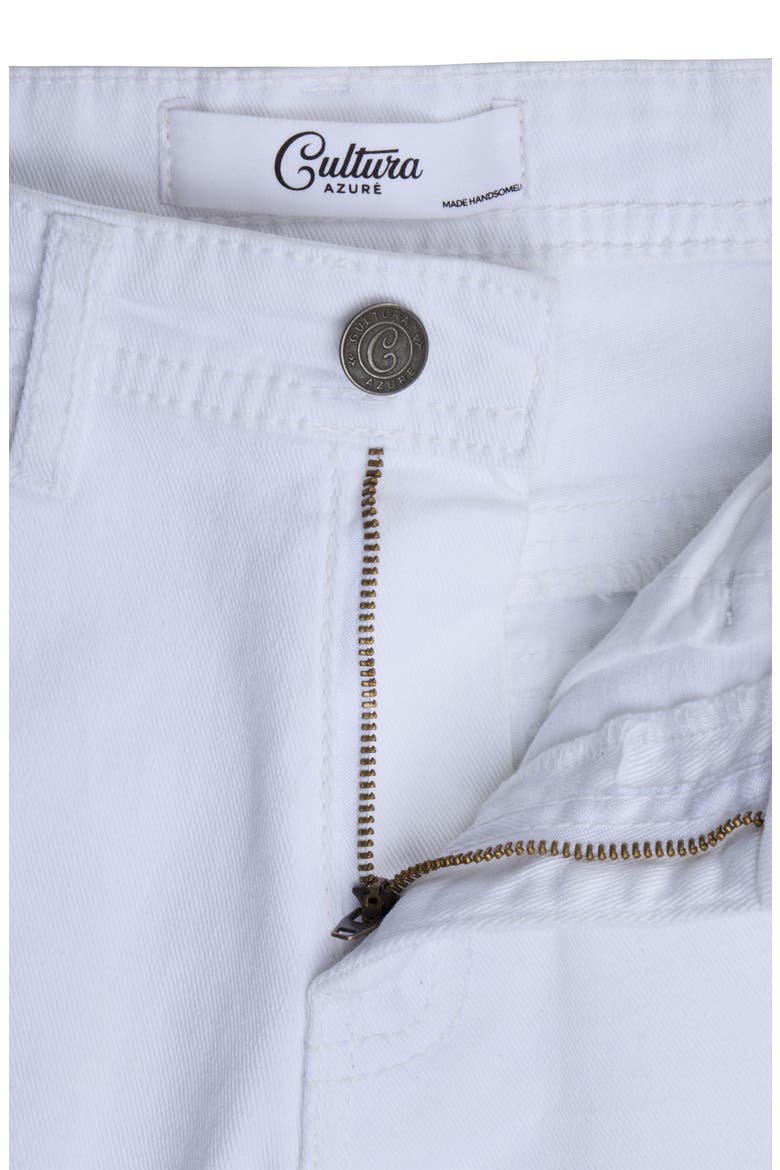 Kids' Saddle Stitch Jeans, Alternate, color, WHITE