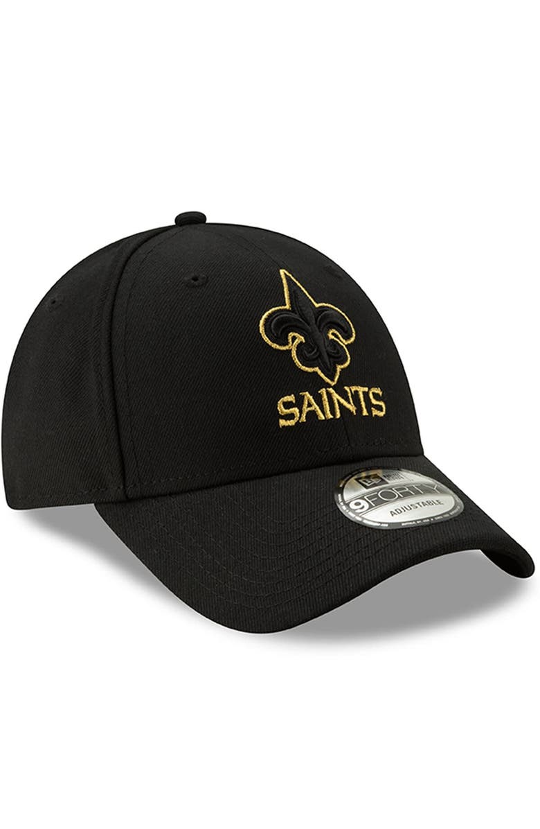 New Era Men's New Era Black New Orleans Saints Momentum 9FORTY Adjustable Snapback Hat, Alternate, color,
