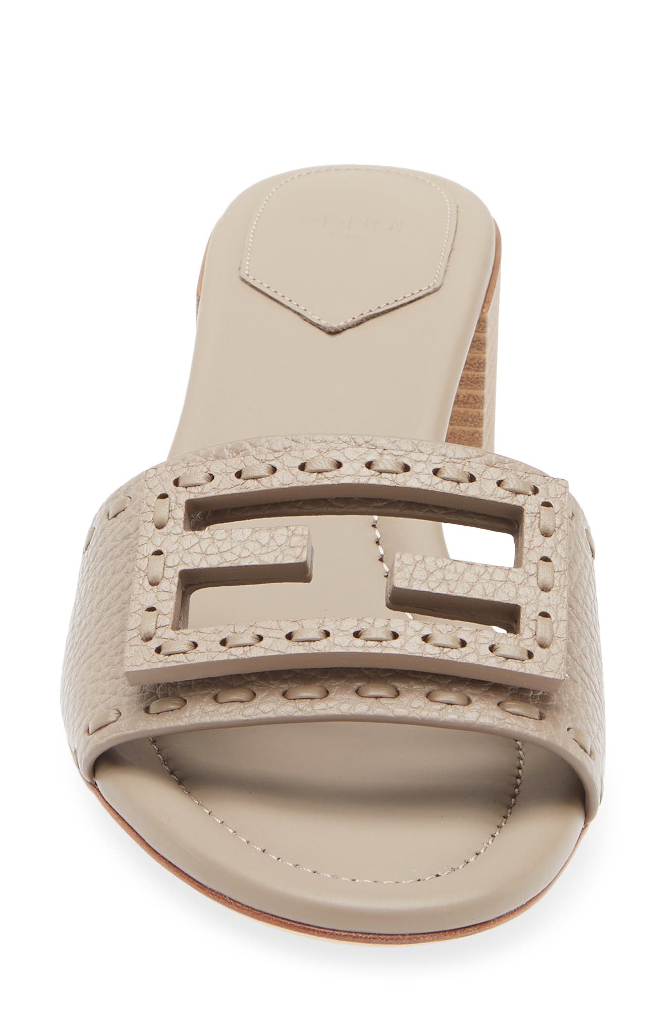 Baguette Slide Sandal, Alternate, color, IVORY