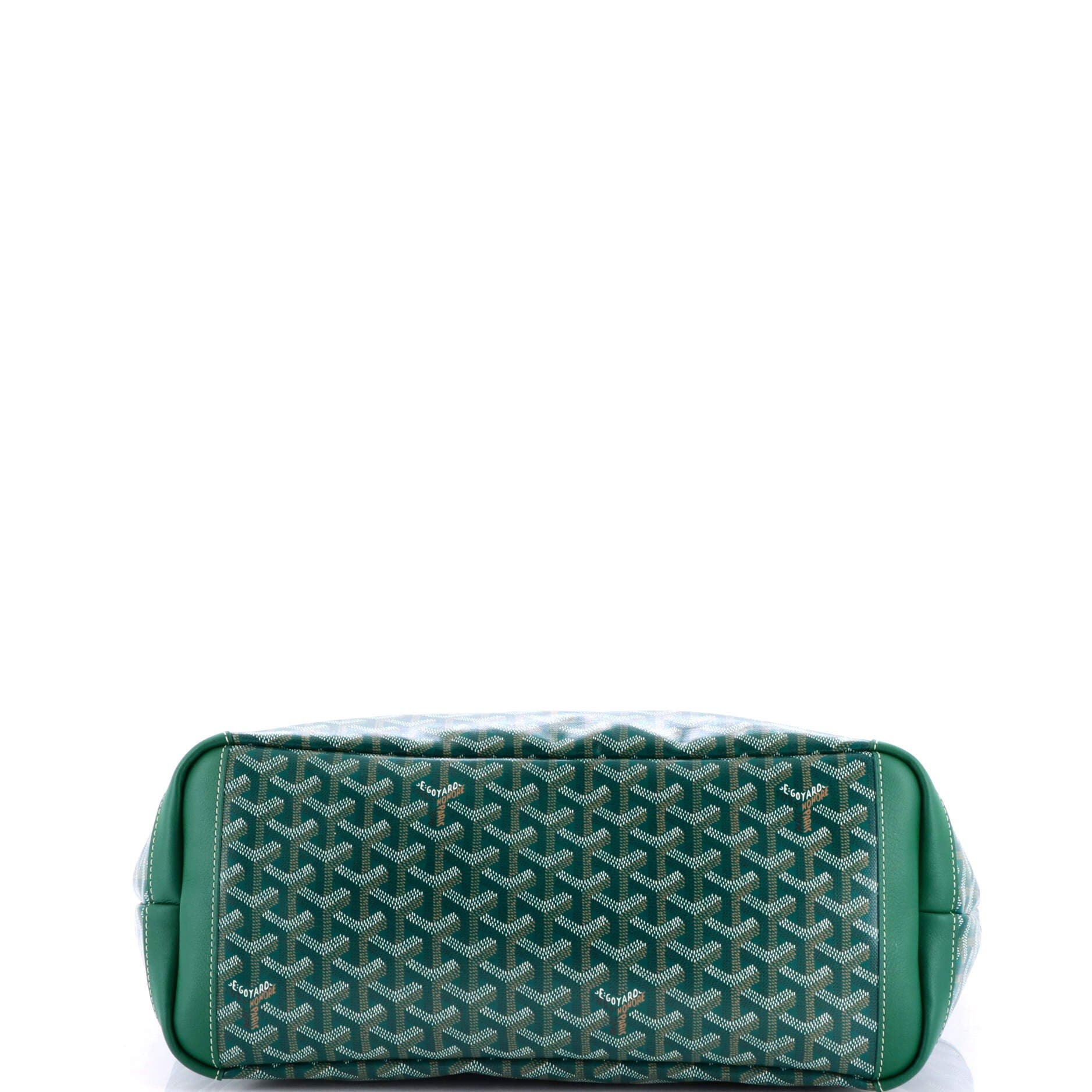 Pre-Owned Goyard Artois Tote Coated Canvas MM, Alternate, color, Green