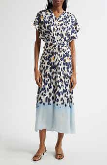 A.L.C. Rem Dot Print A-Line Dress