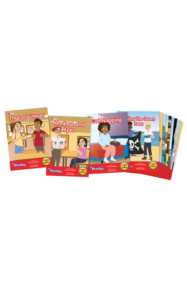Beanstalk Books The Beanies Hilo Diversity Decodables Phase 6 Set 2 W/ 12 Books, Alternate, color, Multicolored
