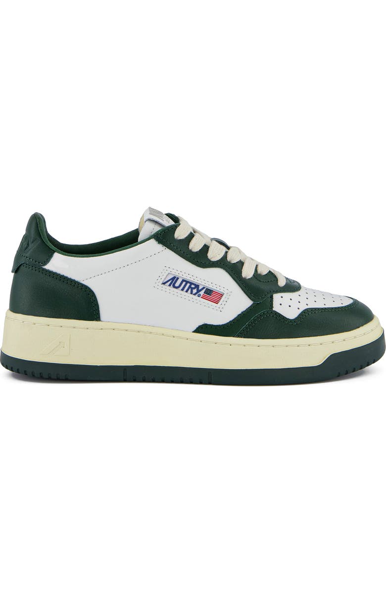 AUTRY Medalist Low Sneaker, Alternate, color, Leather White/ Mountain