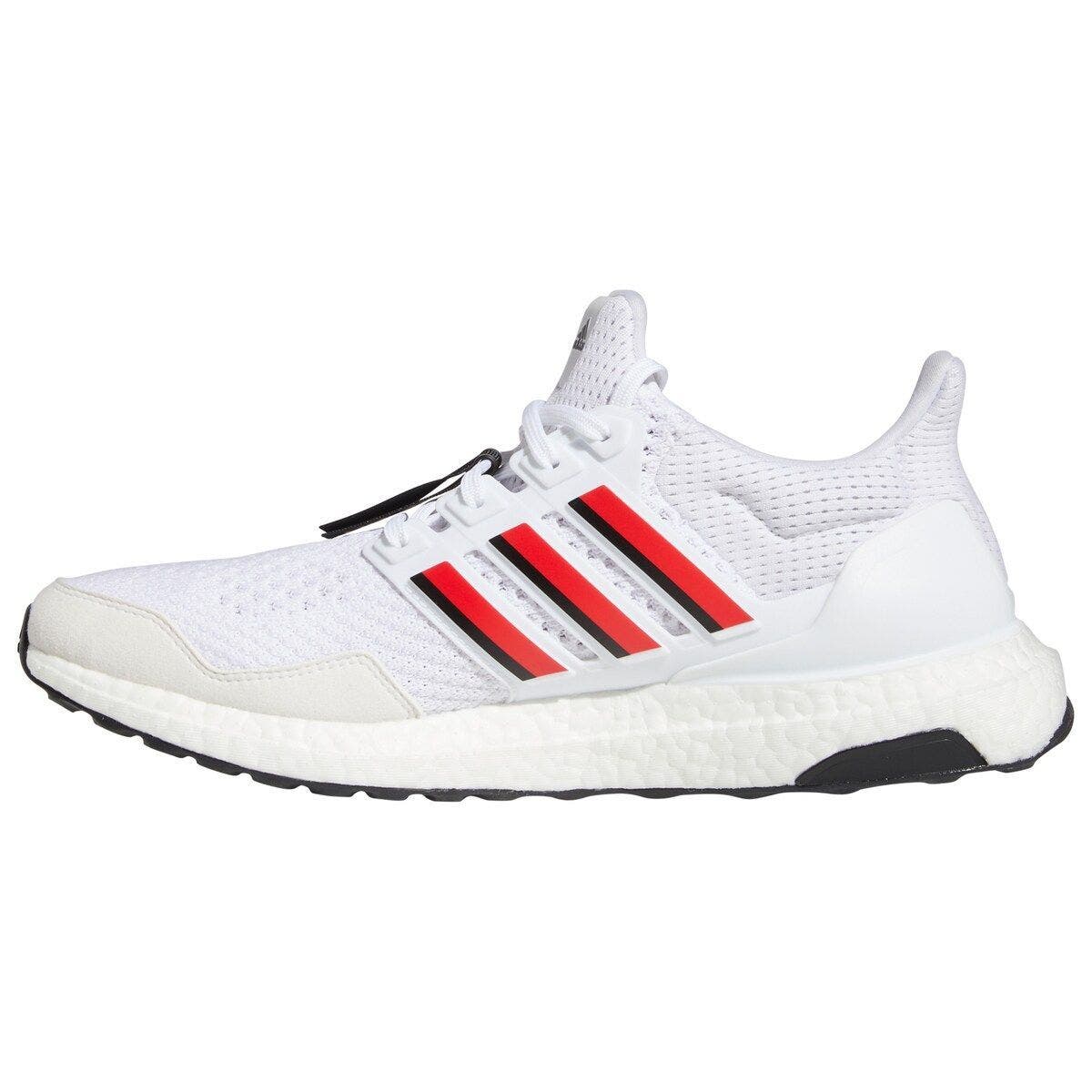 adidas White/Scarlet Nebraska Huskers Ultraboost 1.0 Running Shoe, Alternate, color, 