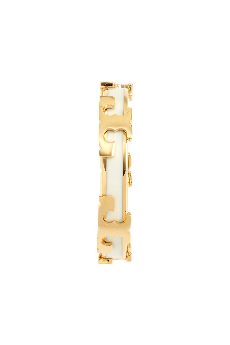 Kira Stackable Enamel Ring, Alternate, color, TORY GOLD / NEW IVORY