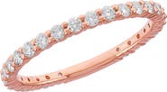 Frankie & Zoe 14K Gold Brilliant Cut Diamond Band Ring