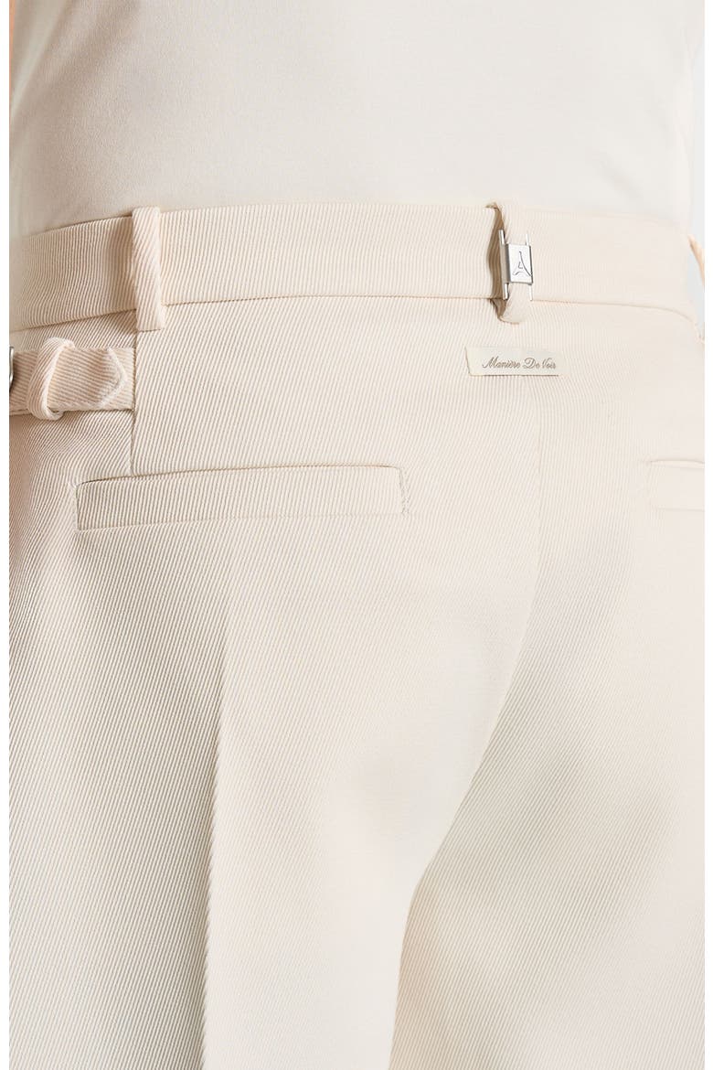Auguste Tailored Twill Bermuda Shorts, Alternate, color, Cream