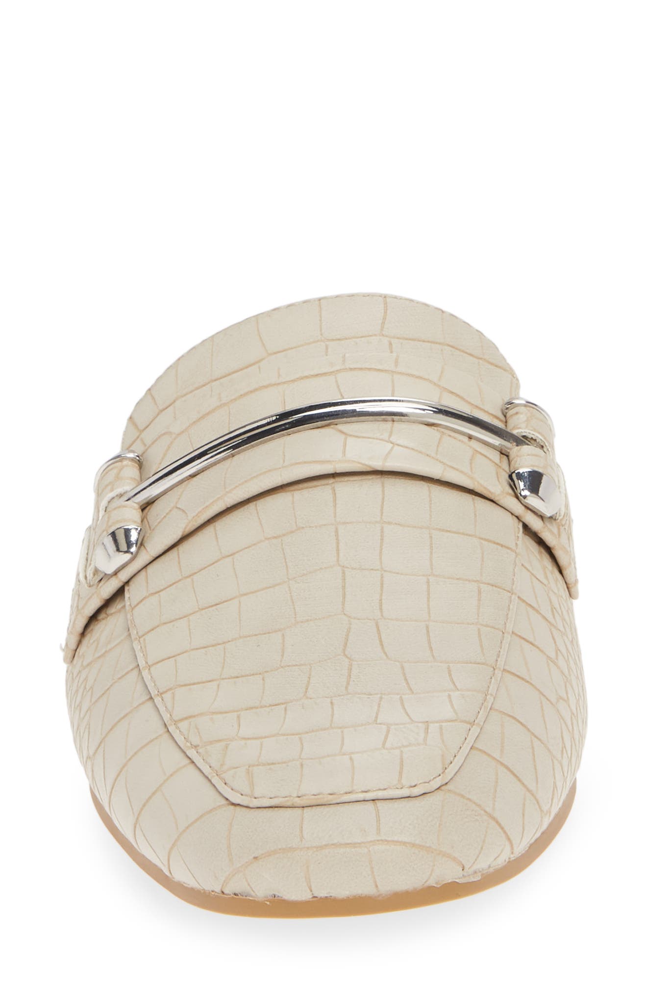 Kite Loafer Mule, Alternate, color, TAUPE CROCO