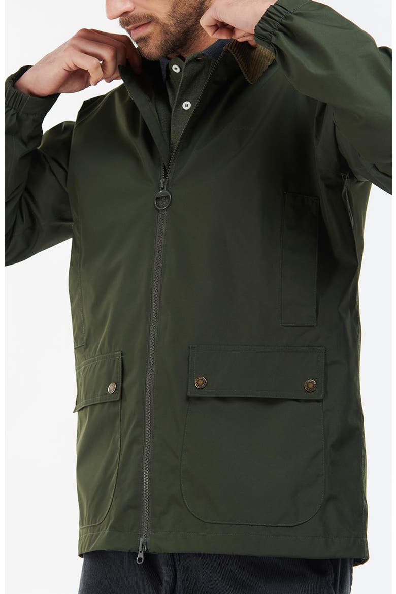 Domus Water Resistant Jacket, Alternate, color, SAGE/CLASSIC