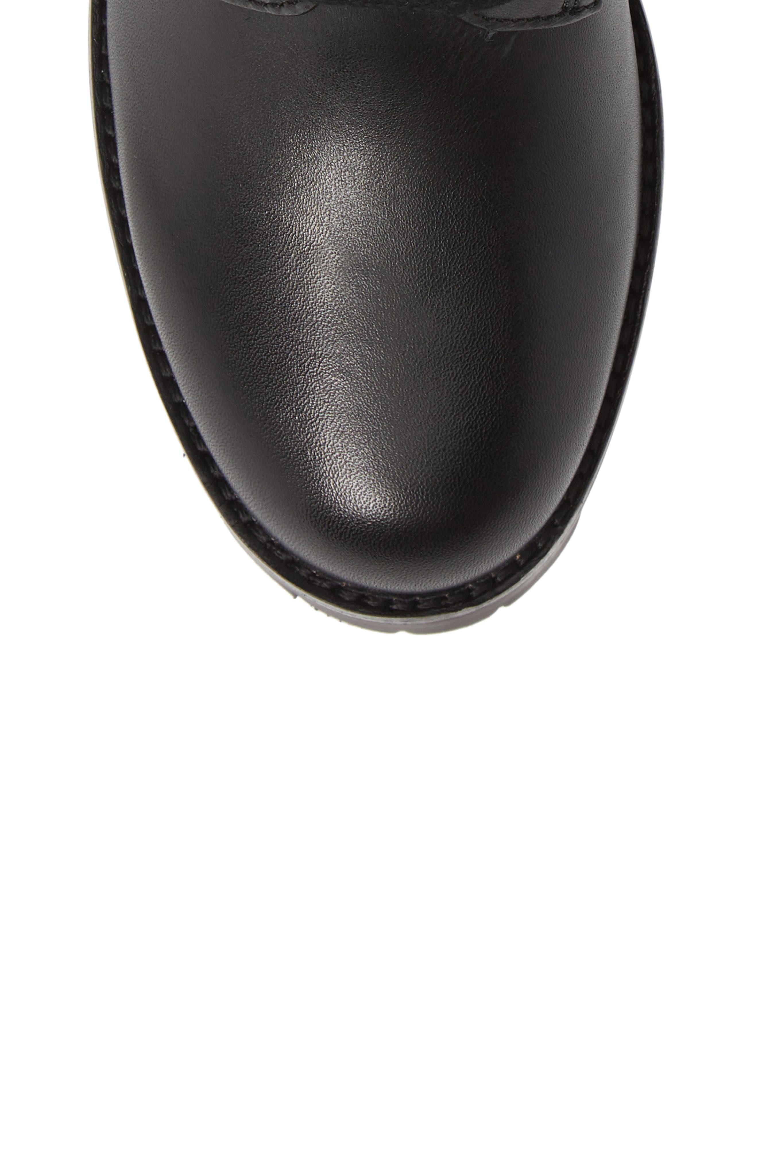 Lucy Platform Bootie, Alternate, color, BLACK LEATHER