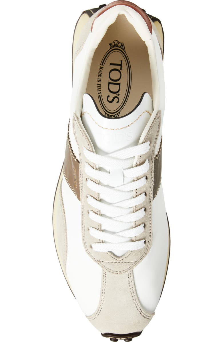 Tod's Sportivo Active Colorblock Sneaker, Alternate, color, Mastice/ Argilla/ Bruciato