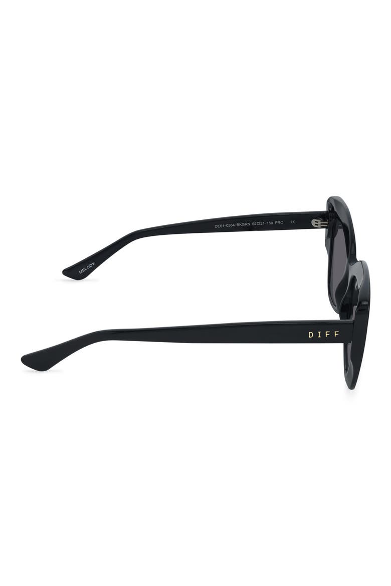 52mm Melody Sunglasses, Alternate, color, BLACK