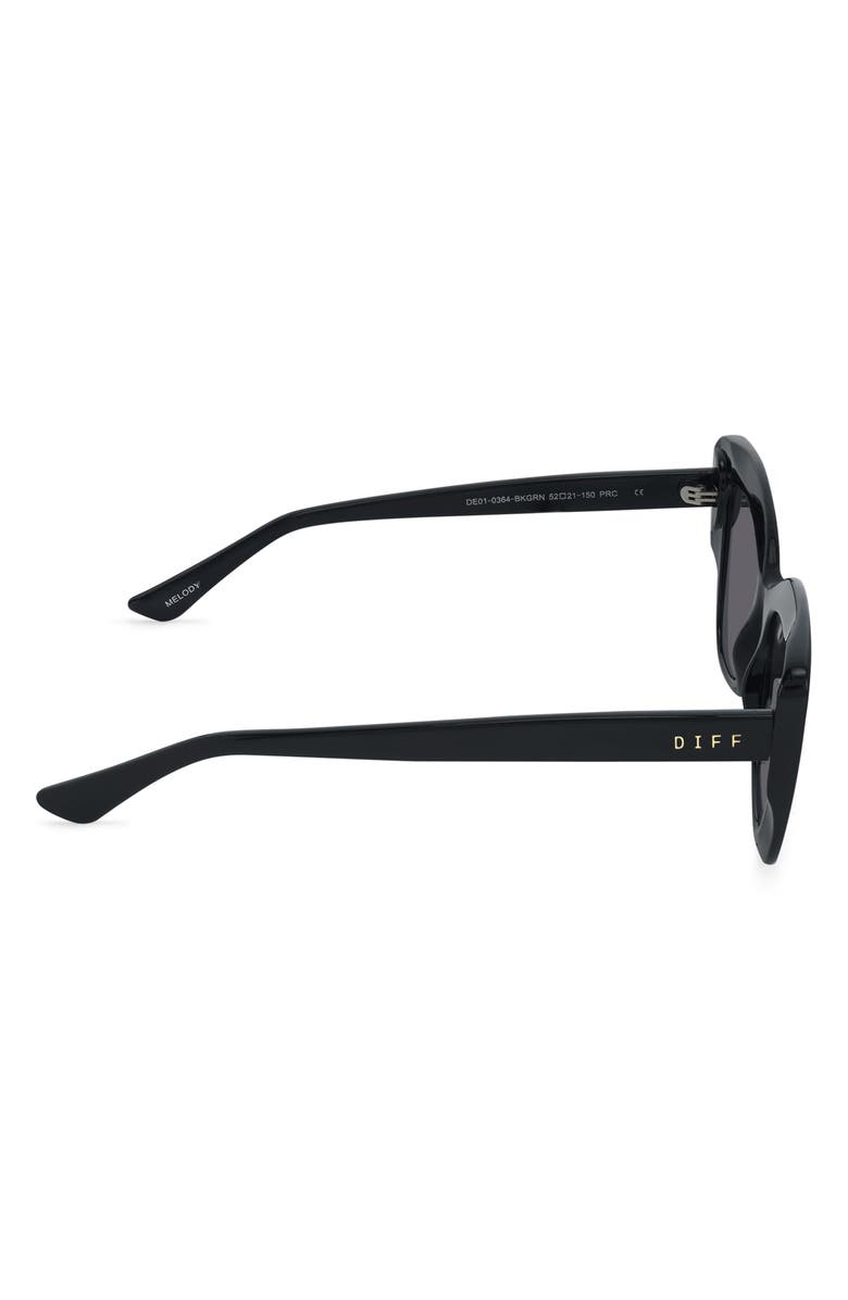 DIFF 52mm Melody Sunglasses, Alternate, color, Black