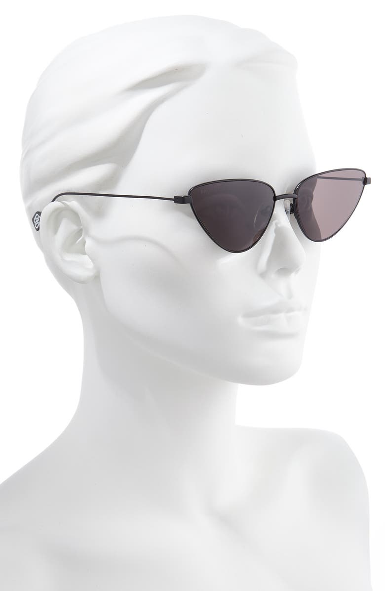 Balenciaga 59mm Cat Eye Sunglasses, Alternate, color, 