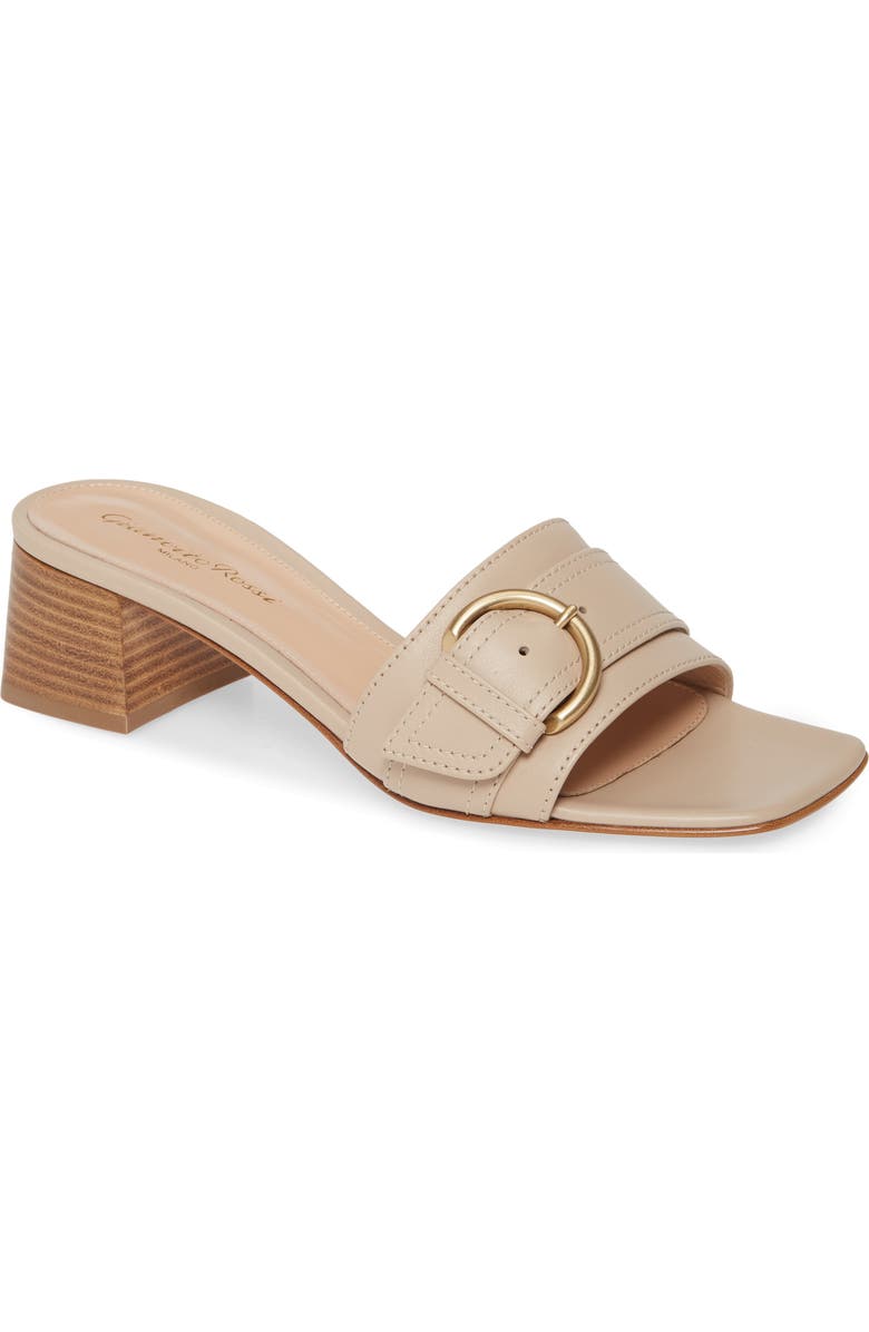 Gianvito Rossi Buckle Slide Sandal, Main, color,
