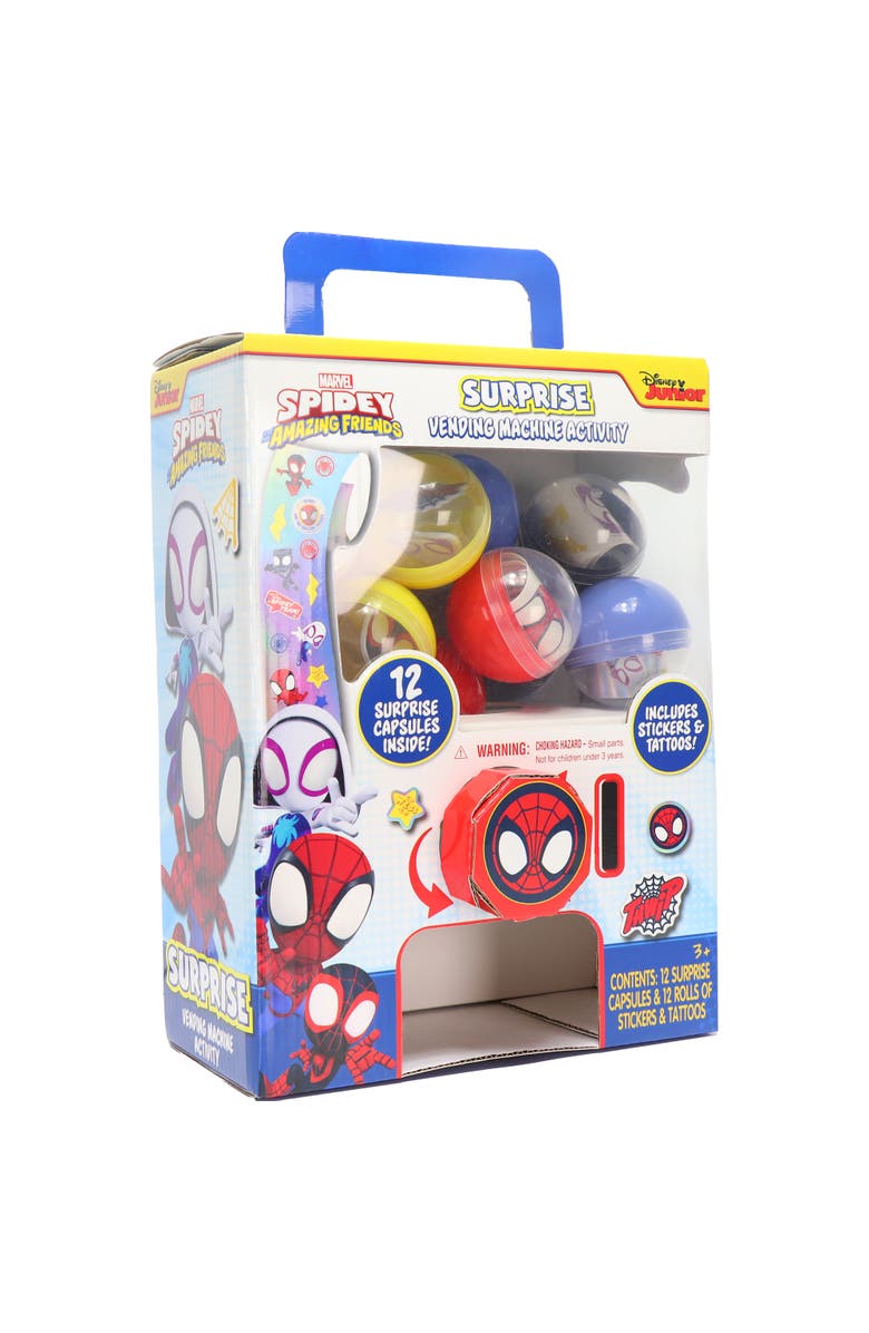 Tara Toys Surprise Vending Machine Spidey & His Amazing Friends, 12 Capsules, Alternate, color, Multicolored