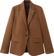 MANGO Linen Suit Blazer