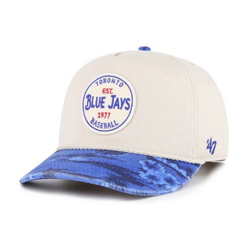Men's '47 Cream/Navy Toronto Blue Jays Fiji Rope Hitch Adjustable Hat