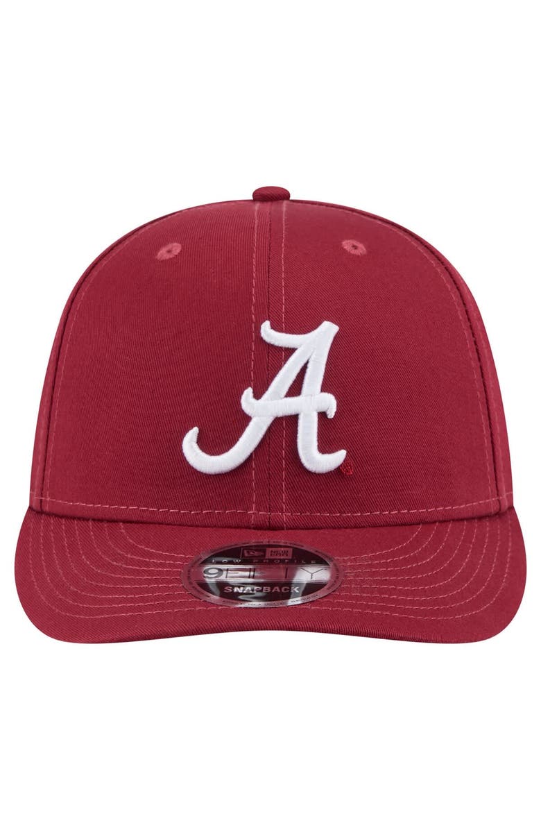 New Era Men's New Era Crimson Alabama Crimson Tide Low Profile 9FIFTY Snapback Hat, Alternate, color, 
