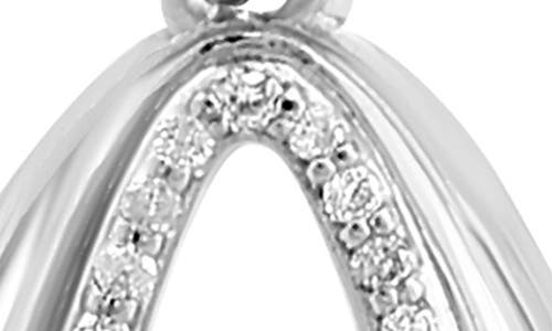 Effy Diamond Layered Drop Earrings In Silver