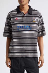 Martine Rose Stripe Oversize Polo