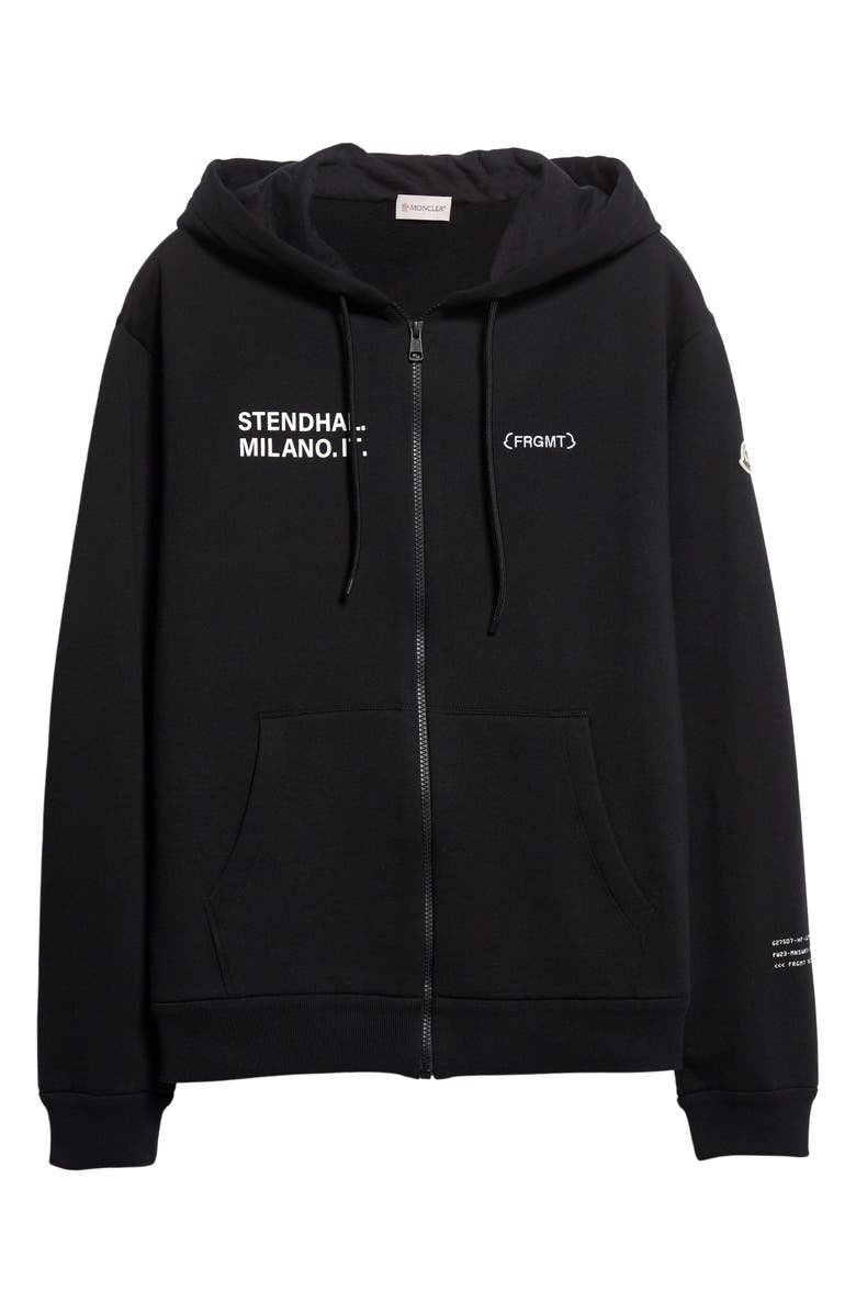 Moncler Genius x FRGMT Logo Graphic Zip Hoodie, Alternate, color, 
