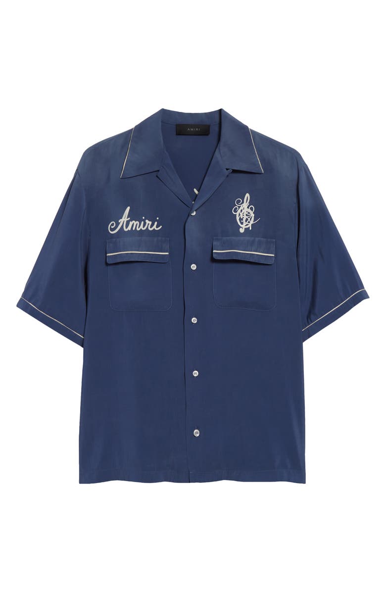 AMIRI Saturday Night Camp Shirt, Alternate, color, 