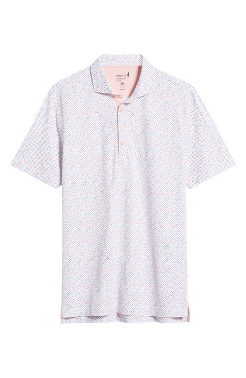 Johnnie-o Razz Dot Print Prep-formance Golf Polo In Multi