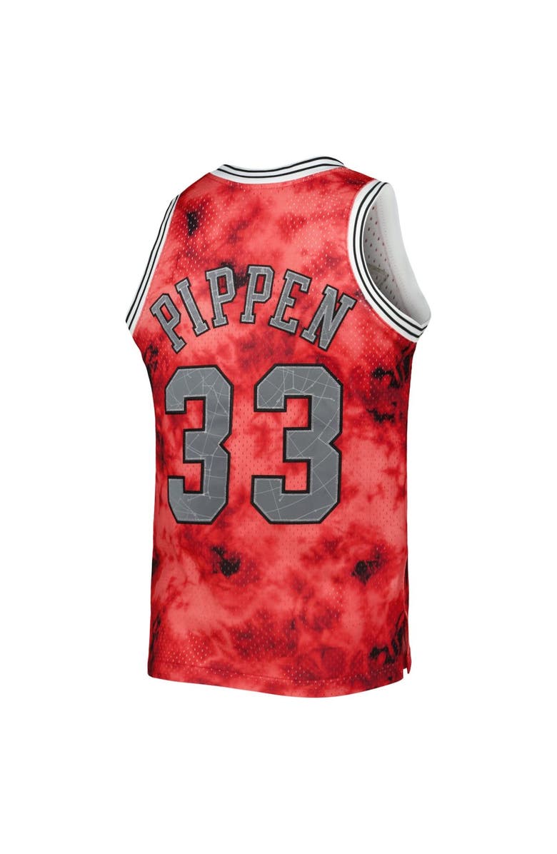 Mitchell & Ness Men's Mitchell & Ness Scottie Pippen Red Chicago Bulls 1997/98 Galaxy Swingman Jersey, Alternate, color, 