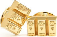 Jan Leslie Gold Bullion Bar Vermeil Sterling Silver Cufflinks I Jan Leslie