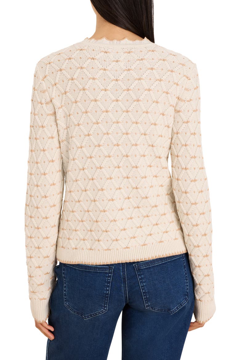 Cable Tuck Sweater, Alternate, color, CREAM MULTI