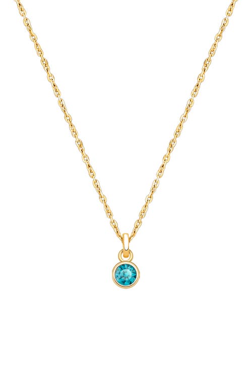 Tiny Blessings 14K Gold Birthstone 12-14" Necklace in December at Nordstrom