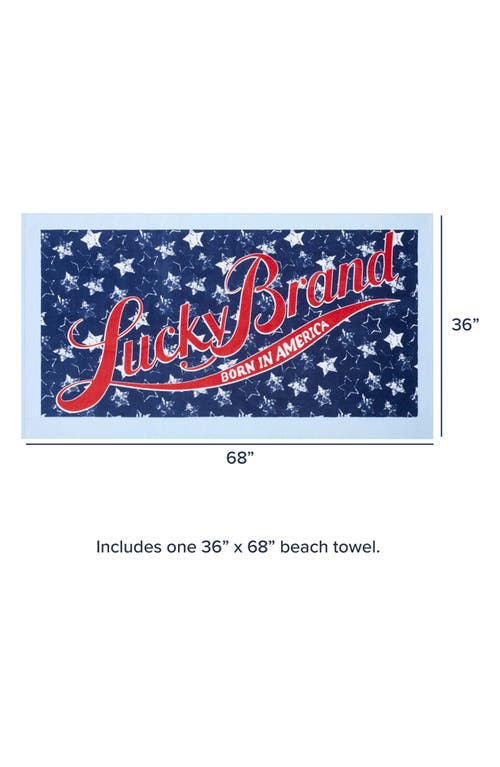 Lucky Brand Star Cotton Beach Towel