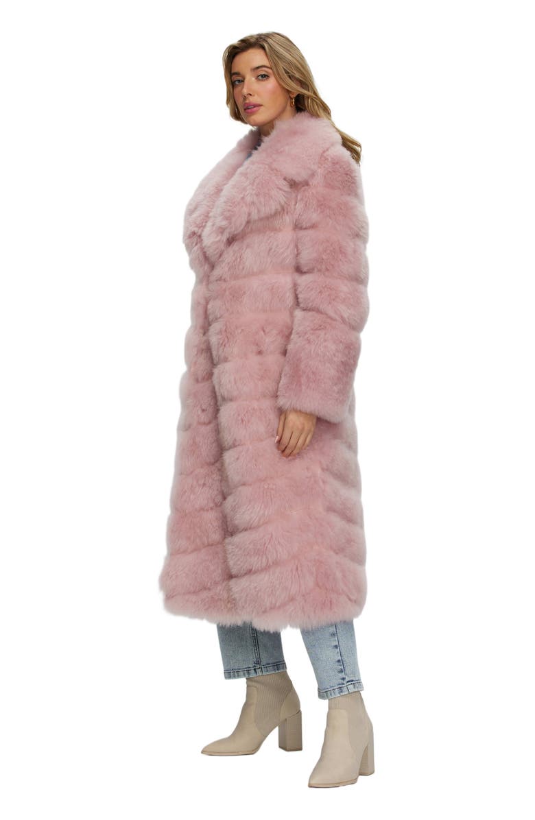 GORSKI Select Cashmere Goat Diagonal Coat, Alternate, color, Light Pink