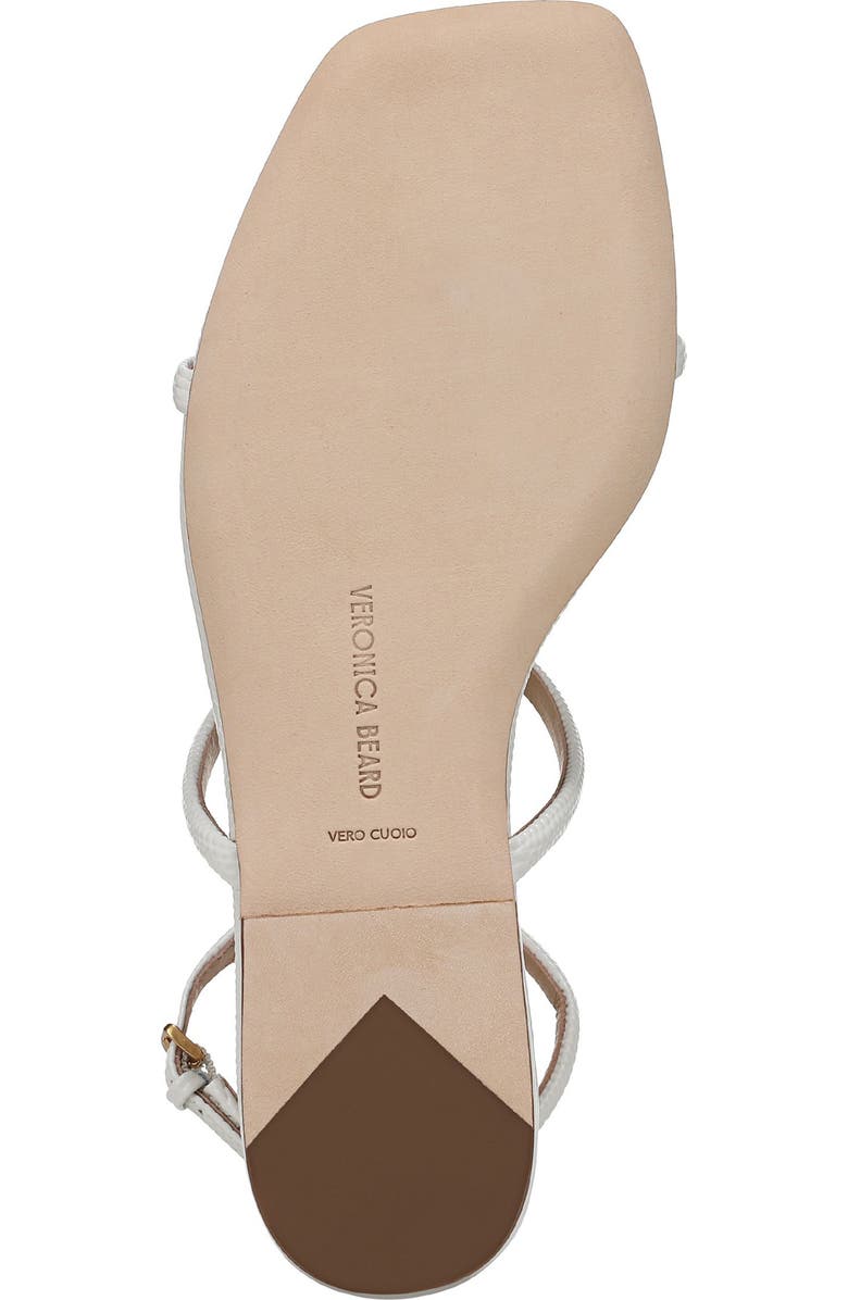Veronica Beard Marbella Ankle Strap Sandal, Alternate, color, Parchment