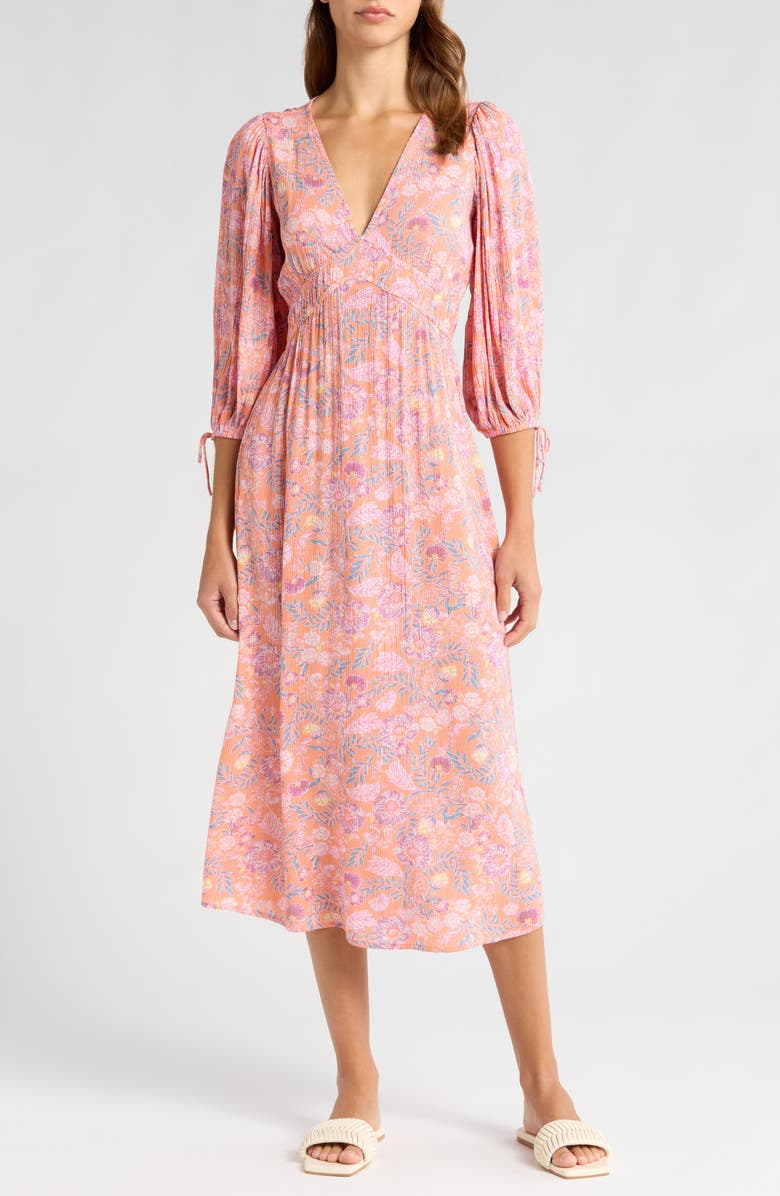 Billabong Paradise Sky Crinkle Dress, Main, color, 