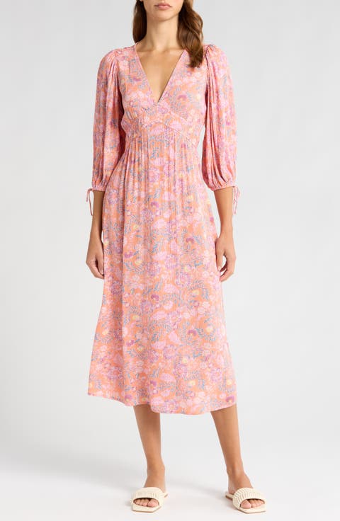 Paradise Sky Crinkle Dress