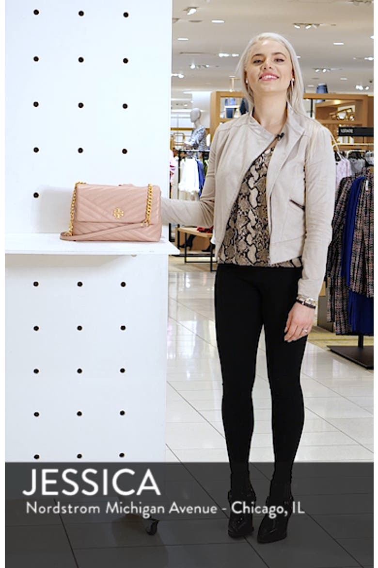 Kira Chevron Quilted Leather Shoulder Bag video
