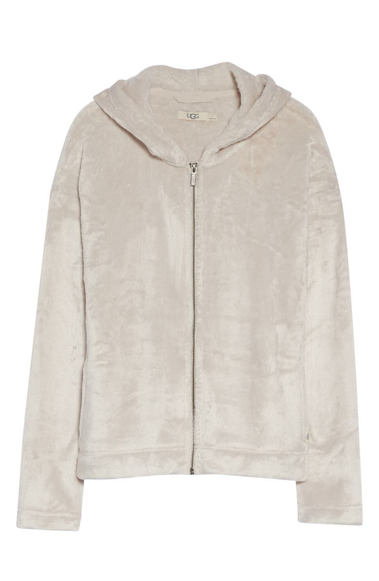 UGG<sup>®</sup> Tasha Double Face Fleece Zip Hoodie, Alternate, color,