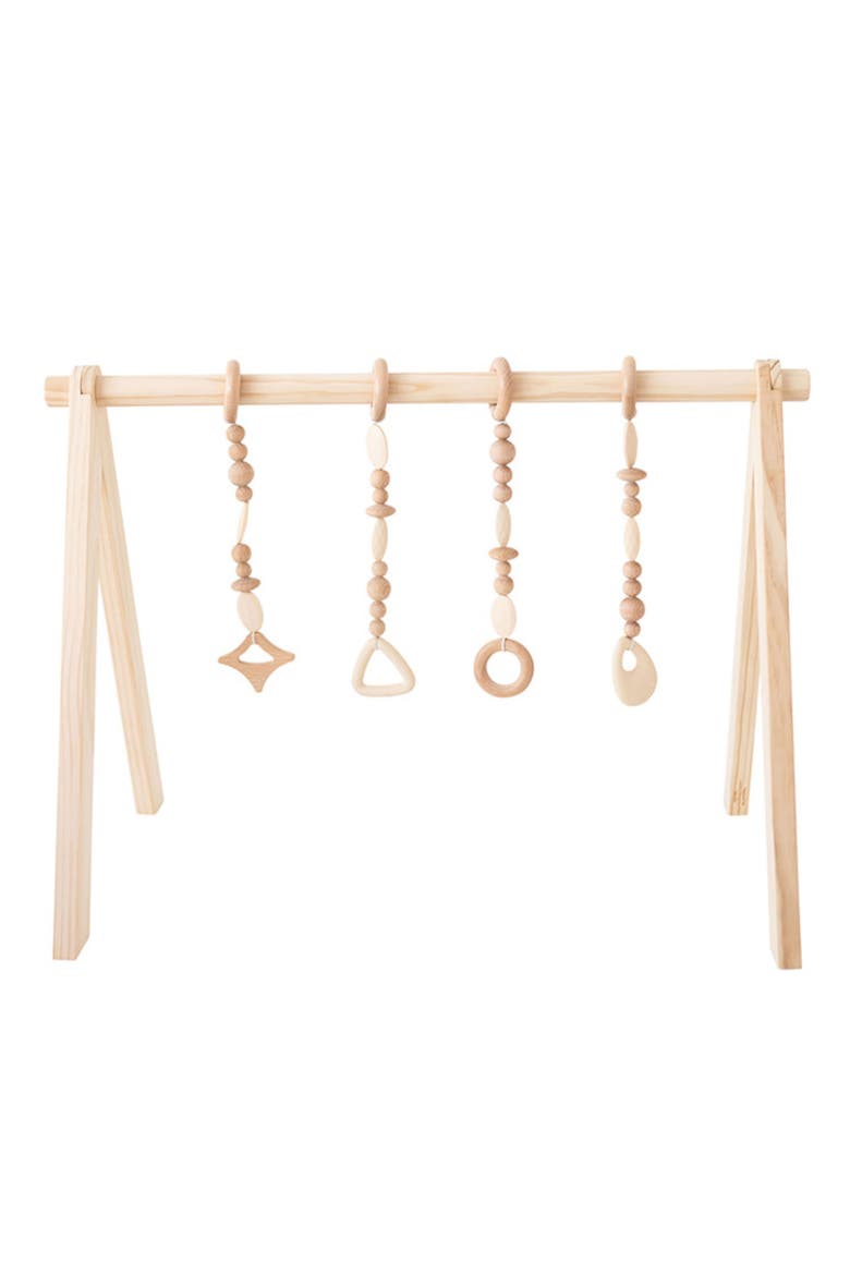 Wooden Baby Gym, Main, color, Natural