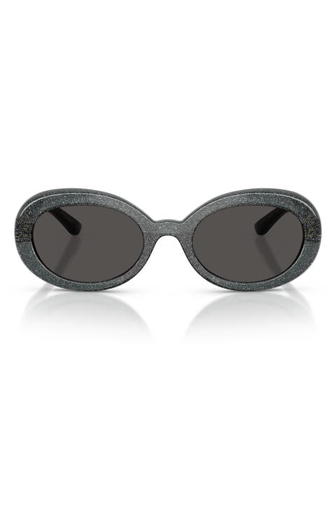 49mm Oval Sunglasses