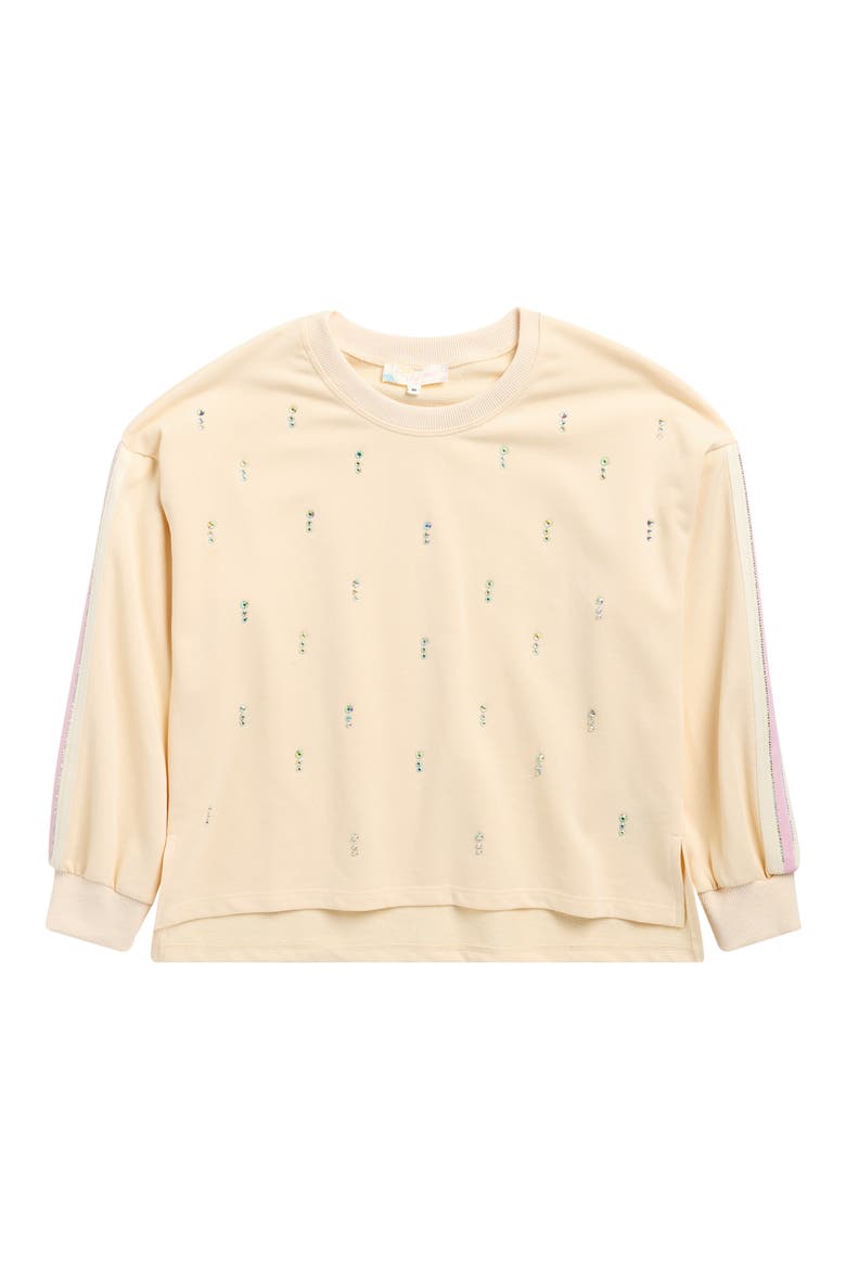 Kids' Gemstone Sweatshirt, Main, color, IVORY